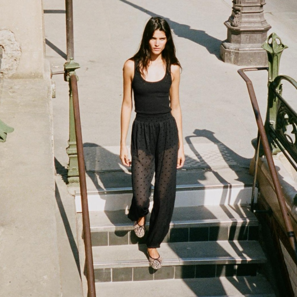 Zara Polka Dot Balloon Pants